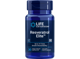 Life Extension Resveratrol Elite™, 30 vege caps (Expiry Oct 2025)